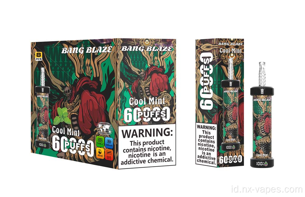 Bang Blaze 60k Disposable Vape Pen Harga