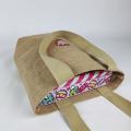 Women Shopping Tote Bag Burlap