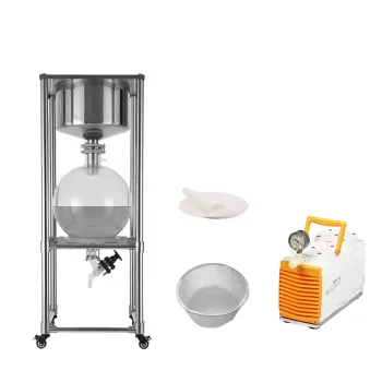 Topacelab Vacuum Filter Unit - 10L to 100L Capacity with Washable Pump Filter Trap