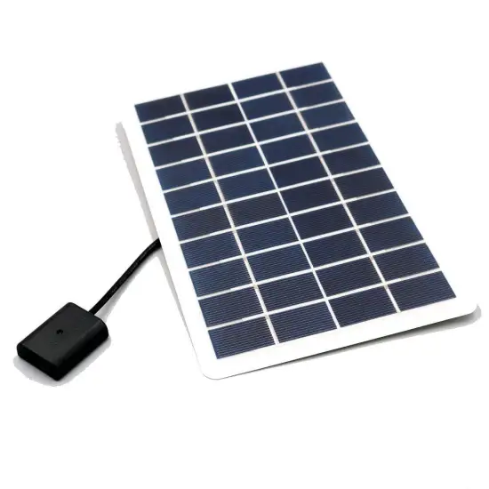 Customizable 2W Waterproof Solar Panel with Battery: Ideal for LED Lights and Portable Applications