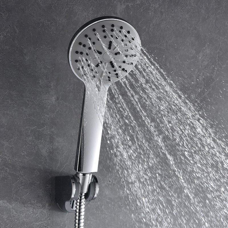 Bathroom high pressure rainfall top spray abs plastic shower head chrome