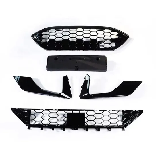Modified Black Grille RS MD STLine for Ford Focus 2019-2021 - Factory Car Front Radiator Grill Accessory