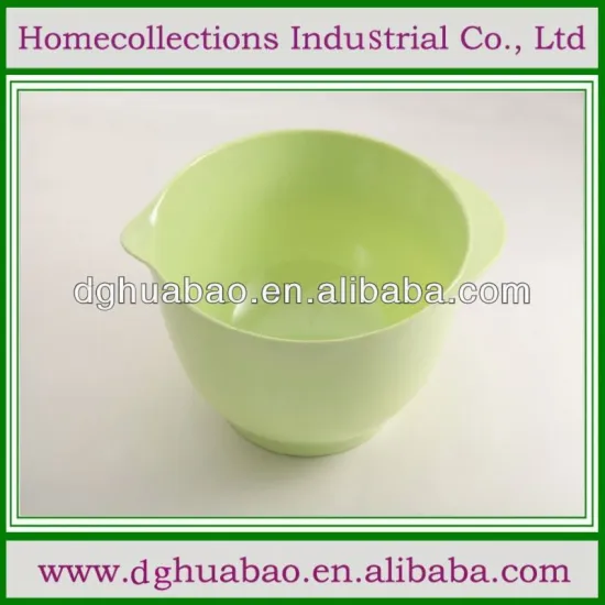 two colors melamine salad bowl of dinner