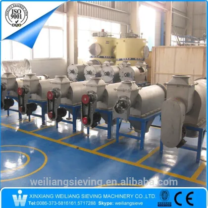China Weiliang gypsum powder sepiolite horizontal centrifugal airflow screen sieve equipment/separator machinery
