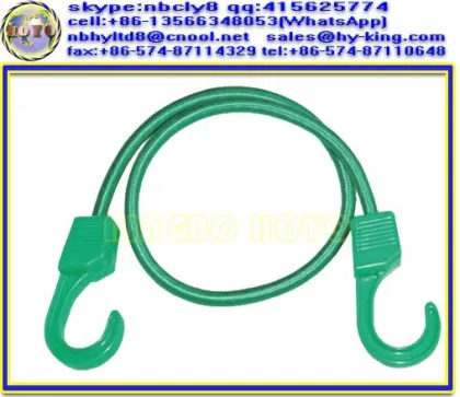 8mm bungy cord , bunge cord , bungi cord with hooks