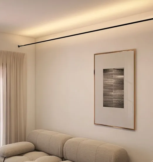 LED Skyline Linear Light for Ceiling - 4M to 30M, White and Black Options