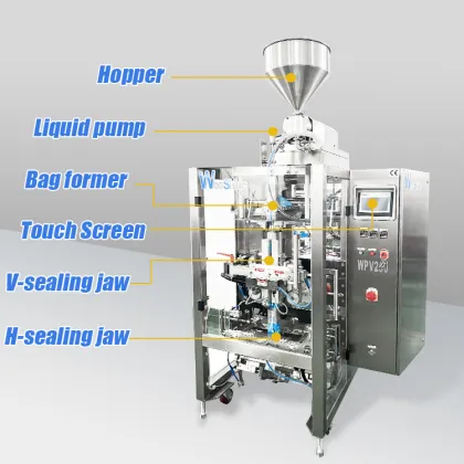 Automatic Sauce Ketchup Sauce Liquid Filling Packing Machine