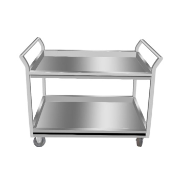 Best-Selling Stainless Steel Trolley with Detachable Shelves for Food Service Delivery