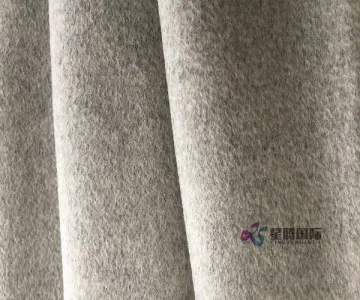 Smoky Gray 90% Wool 10% Cashmere Fabric