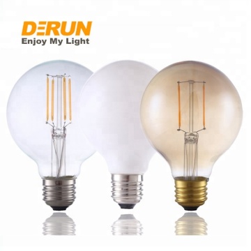 Vintage LED Filament Bulbs 2700K-4000K, E27/E40 Base, 4W-10W, 110V/230V, G80/G95/G125 Shape, Dimmable