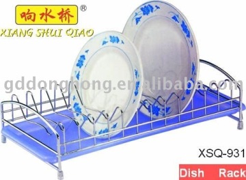 with plastic tray kitchen dish holder