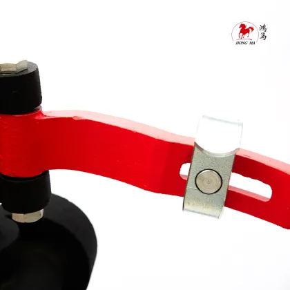 Mechanical strut shock absorber spring removal compressor