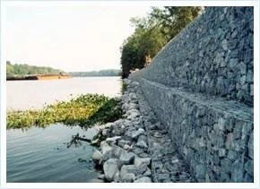 Hochwertige, schwer geschweißte Gabion -Drahtkiste für Stützmauern