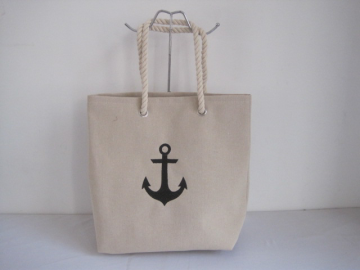 promotional canvas rope tote bag
