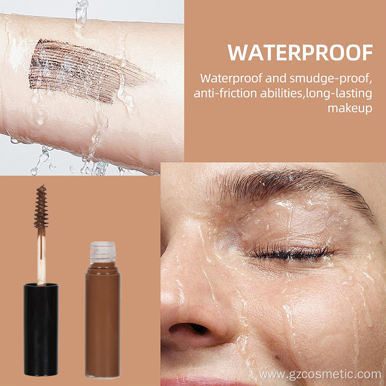 Eyebrow Gel Tint Stamp Private Label Waterproof brow gel eyebrow tint dark brown dye enhancer eyebrow gel With brush