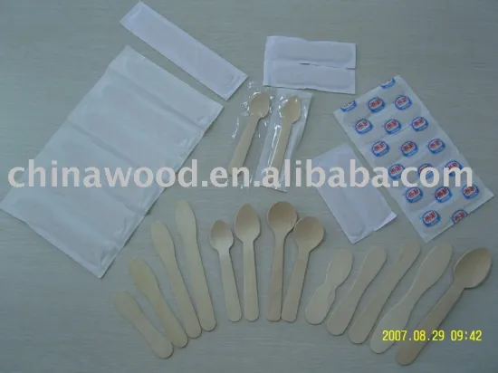 Wooden Ice Cream Sticks and Spoons (YDICSM)
