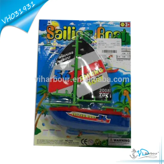 Battery Operated Cheap Small Plastic Toy Boat Sail