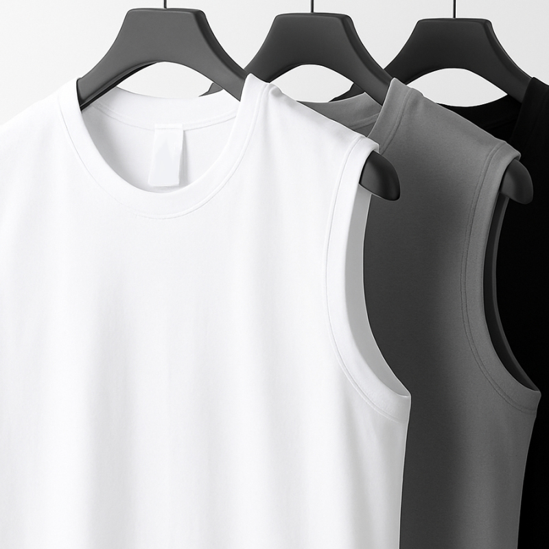 Men's 100% Cotton Sleeveless Tank Top