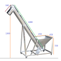 파우더 맞춤형 스테인리스 스틸 호퍼를위한 오거 스크류 컨베이어