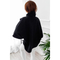 Outwear Capes Turtleneck Poncho for Women