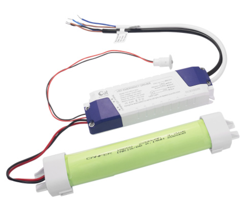 LED emergency light power supply for escape lamps