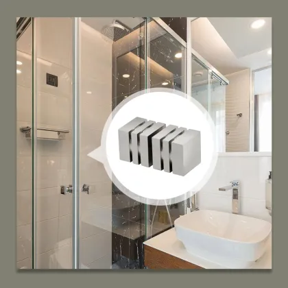 Solid Brass Accessories Hardware Back to Back Knobs