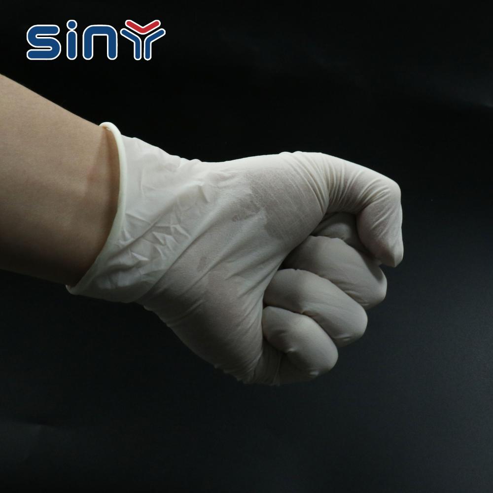 Одноразовые медицинские естественные латексные хирургические перчатки