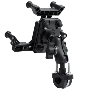 360-Degree Rotating Alloy Motorcycle Phone Holder: A Robust and Multi-functional Navigation Bracket