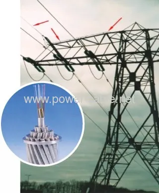 Aluminum Clad Central Steel Tube Opgw Cable 