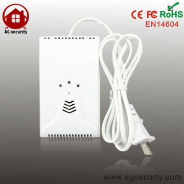 gas detector price, liquefied petroleum gas, High reliability Wireless/wired kitchen gas alarm detector/gas sensor