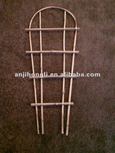 Natural Hooped Bamboo Ladder Trellis