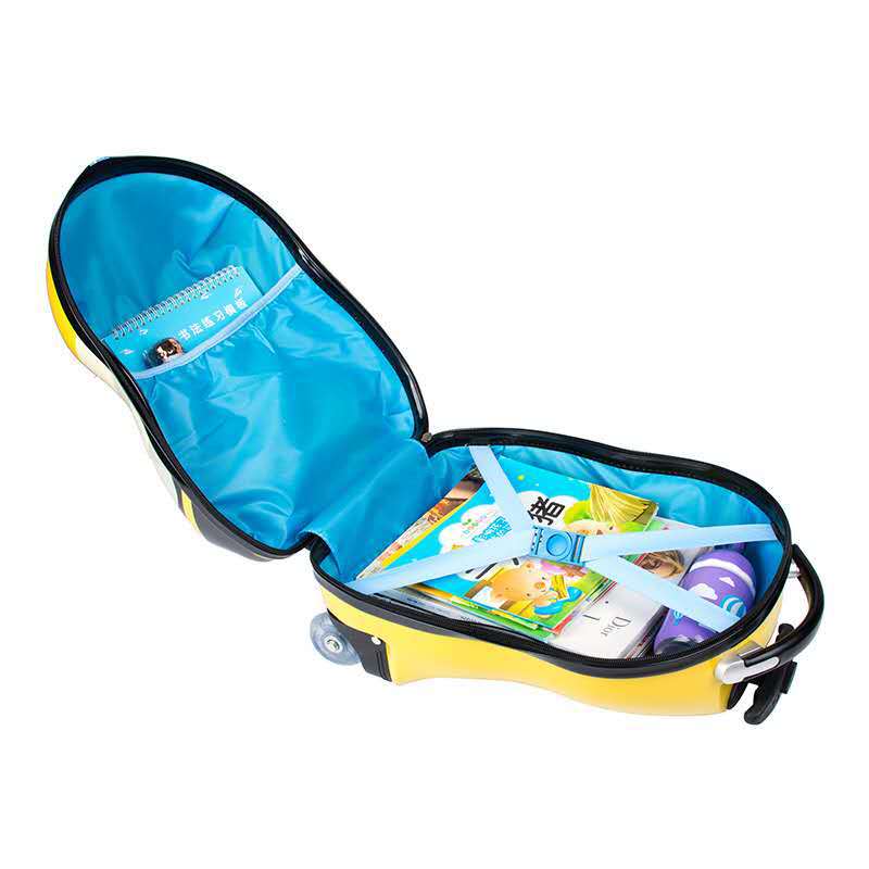 Children Abs PC Trolley Travelling Case