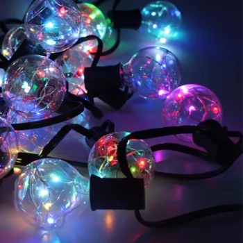 LED Copper Wire Bulb String Lights Outdoor Decorative Lights