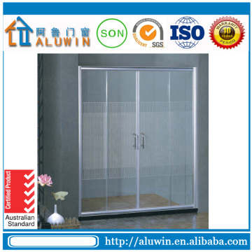 china suppliers double glass interior doors folding door toilet