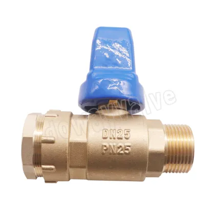 PN25 CW617N Brass Water Meter Valve by KTC