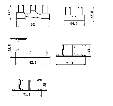 High-Quality Aluminum Profiles for Thai Windows and Doors