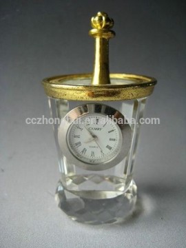 2016 Latest design welcoming & competitive crystal clock