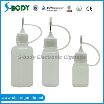 Electronic cigarette empty bottle with needle filling liquid bottle