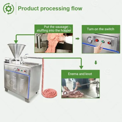 Hydraulic Sausage Stuffer Machine for Ham and Sausages - 350