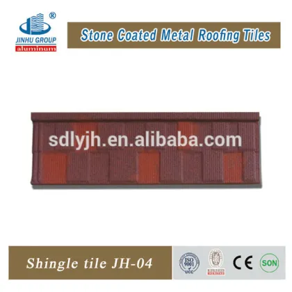 Roofing products system stone coated steel roofing tiles