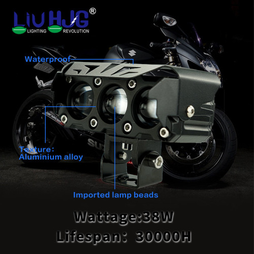 2 Colo Motorcycle Led Fog Light For Motorcycles