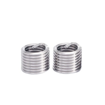 High Quality M2-M30 Standard 304 Stainless Steel Wire Thread Repair Insert Custom Size Fasteners Machinery Applications M10