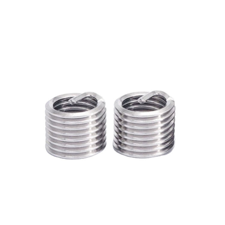 High Quality M2-M30 Standard 304 Stainless Steel Wire Thread Repair Insert Custom Size Fasteners Machinery Applications M10