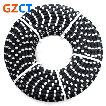 Diamond Beaded Wire Saw Rope 11.5mm Vacuum Brazed for Marble, Concrete, and Cement Cutting - Low Price