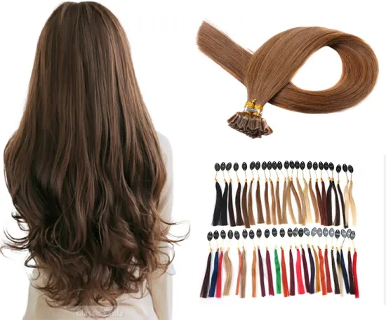 Tangle Free U Tip Human Hair 250 Grams Human Hair Extension Keratin Remy Virgin Hair Vendor