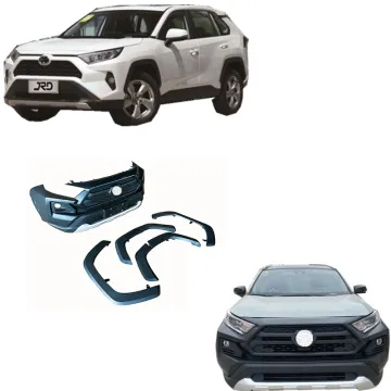 Car Front Bumper Grille Cover Trim for Toyota RAV4 Adventure 2019-2020