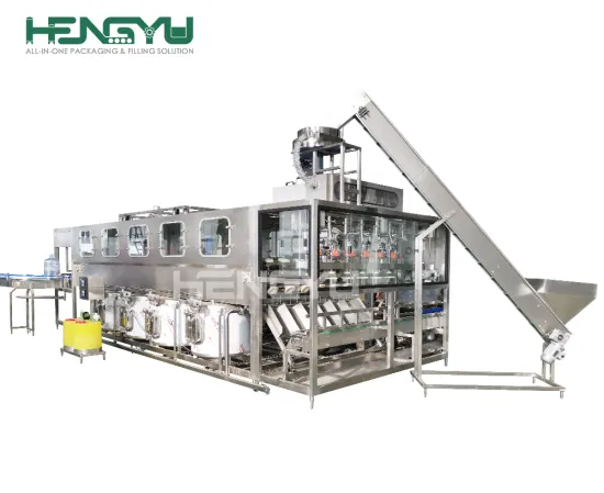 2022 Hengyu 10 Litre Pure Water Filling Machine - 15 Gallon Washing & Filling Equipment for 19 Liter Bottles