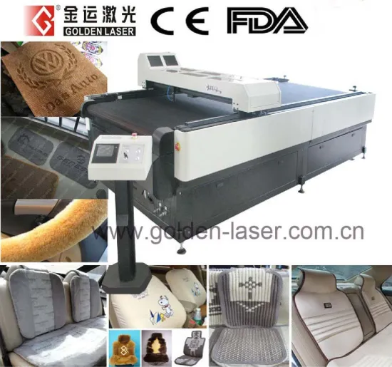 CNC Laser Machine for Cutting Leather / Vinyl / Wool Car Seat Cover