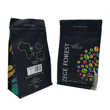 Engros Block Bottom Kraft Paper Coffee Bag