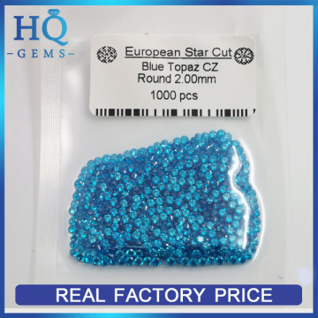 Synthetic Cubic ZirconiaLondon Blue Topaz